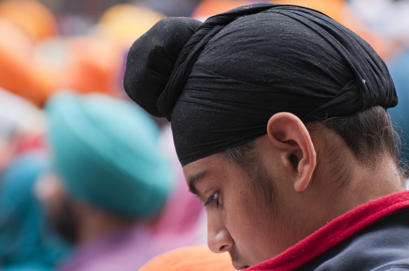 Sikh boy  turban Patka