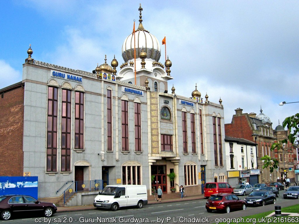 Sikh Temple © Copyright P L Chadwick and licensed for reuse under this Creative Commons Licence.